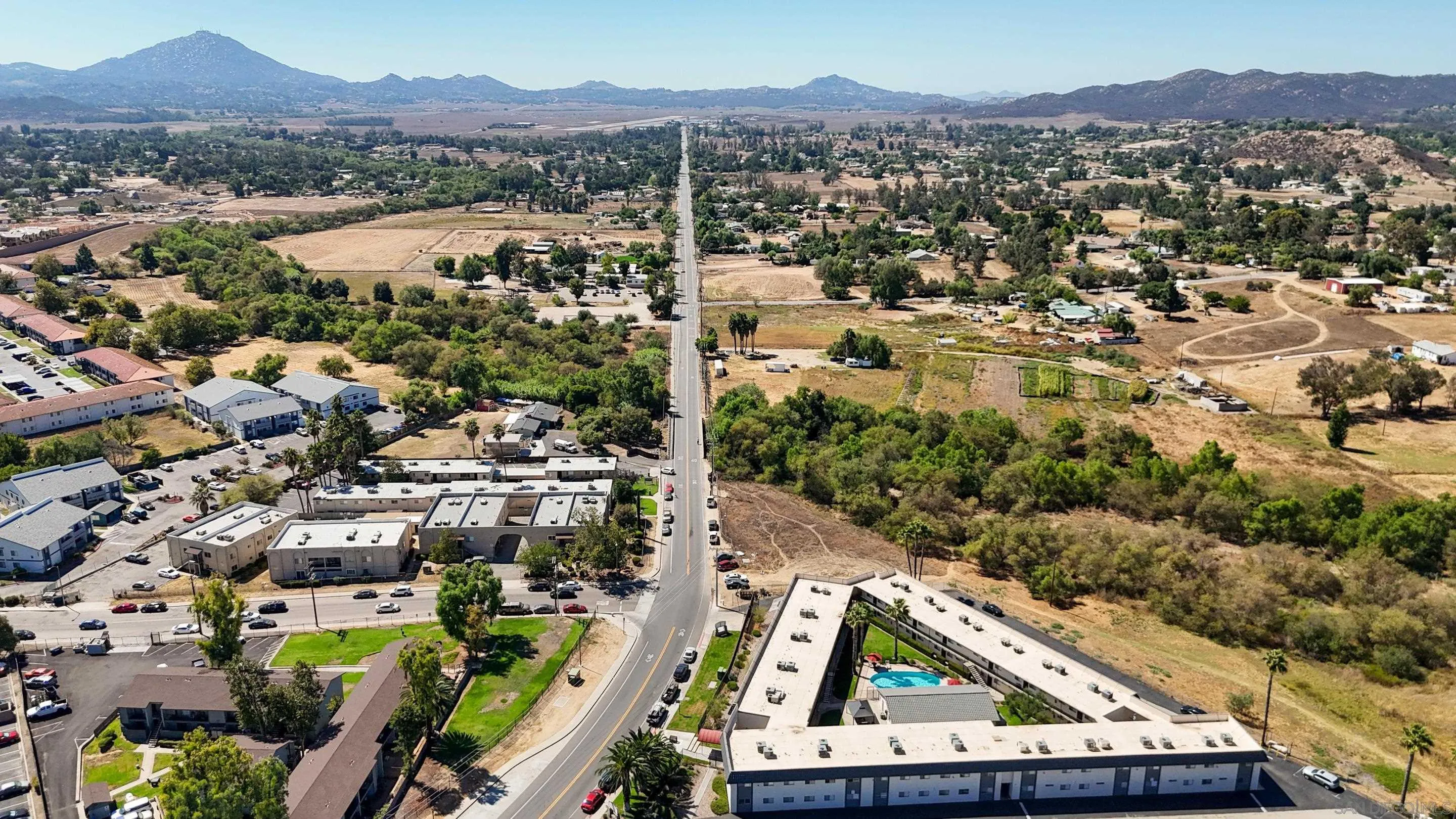 Montecito Road, Unit 1 Ramona, CA 92065 - Photo 19 of 28 an aerial view of residential house and sandy dunes