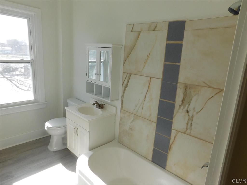 121 Main Street Stockertown, PA 18083 - Photo 20 of 28 a bathroom with a sink toilet and shower