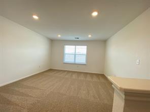 213 Saide Street Georgetown, TX 78626 - Photo 18 of 32 Carpeted room with a single window and recessed lighting