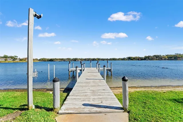 a view of a terrace with a garden