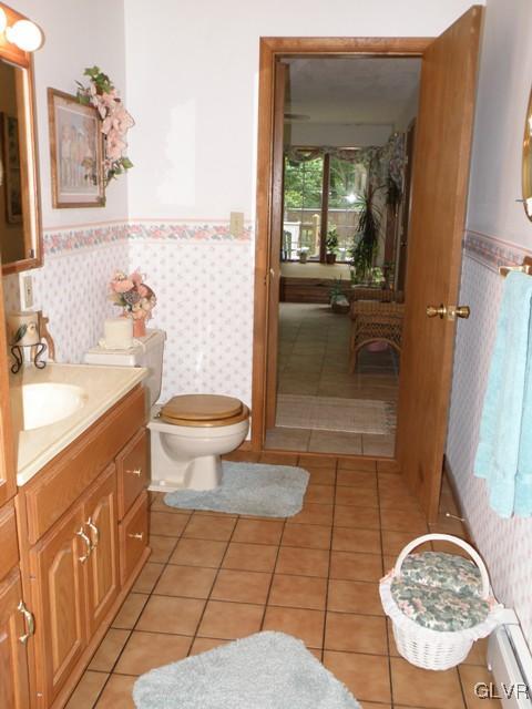 145 Hawk Road Lehighton, PA 18235 - Photo 29 of 50 a bathroom with a sink a toilet and shower