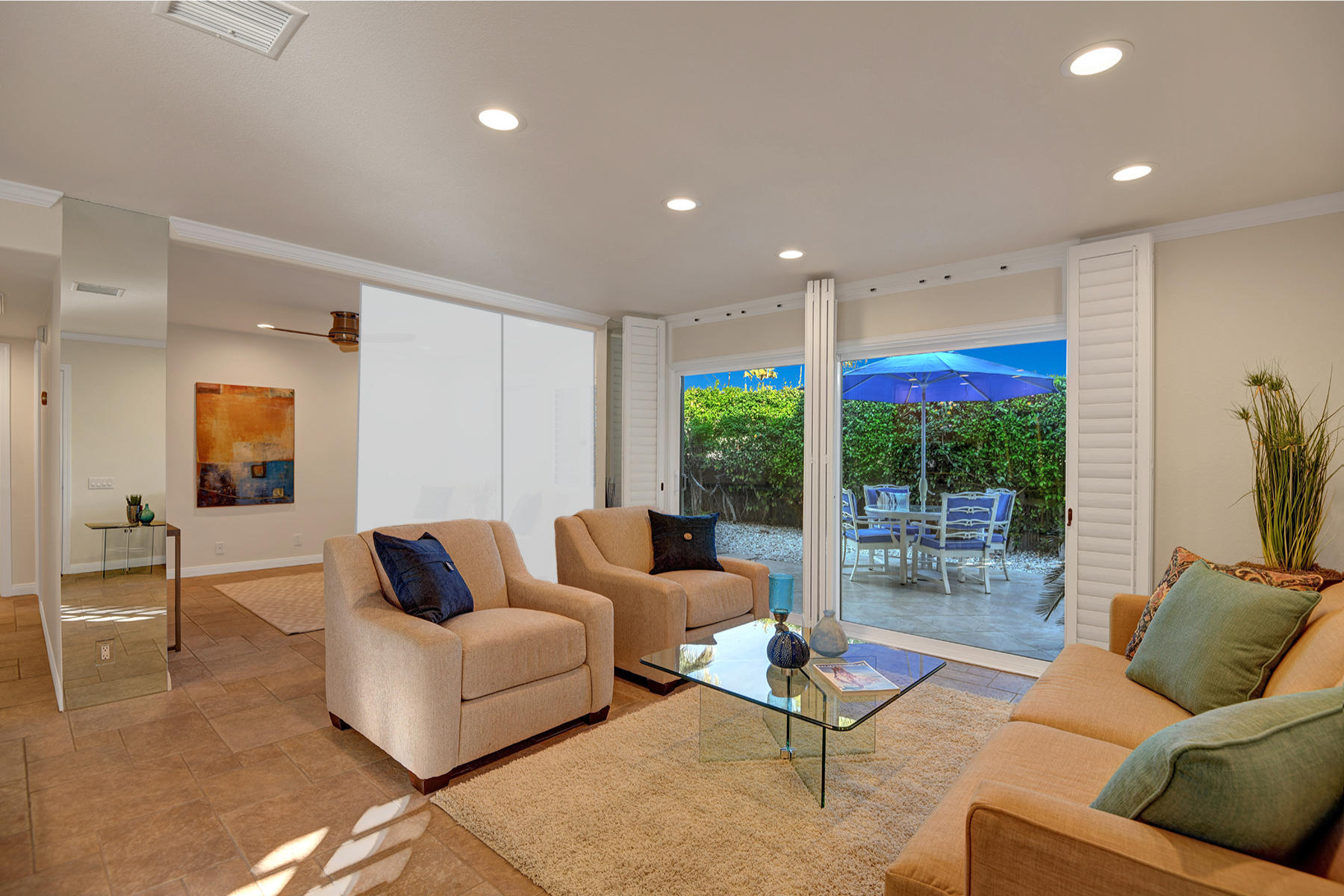 1111 East Ramon Road, Unit 58 Palm Springs, CA 92264 - Photo 3 of 33 LivingRoom-Closed-TWO