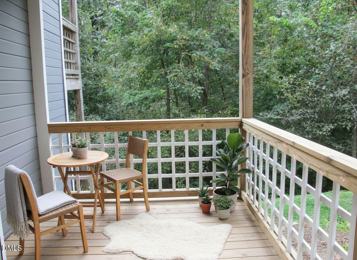 4651 Timbermill Court, Unit 103 Raleigh, NC 27612 - Photo 24 of 24 AI balcony