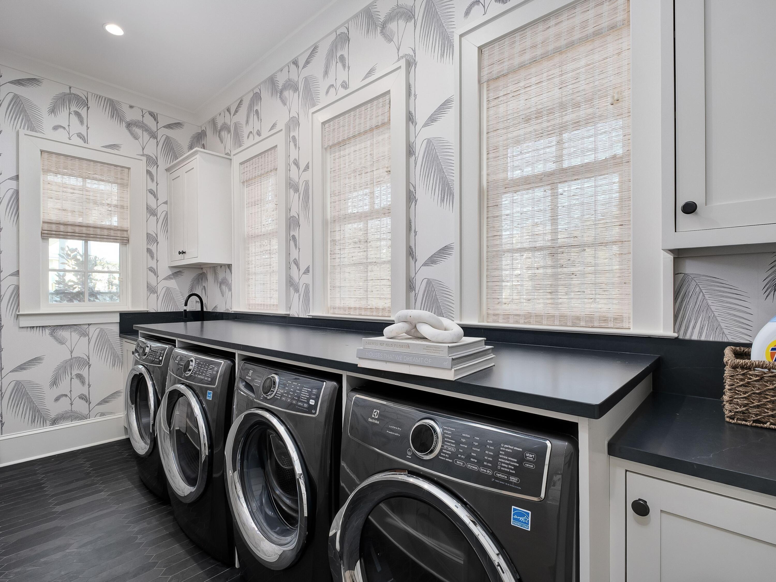 26 Rain Lily Lane Santa Rosa Beach, FL 32459 - Photo 34 of 45 a utility room with stainless steel appliances granite countertop a sink and a granite counter tops with a window