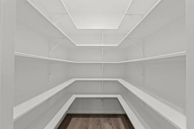 a view of a room with shelf