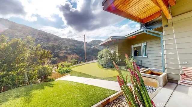 a view of an outdoor space and yard