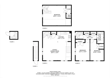 a picture of a floor plan