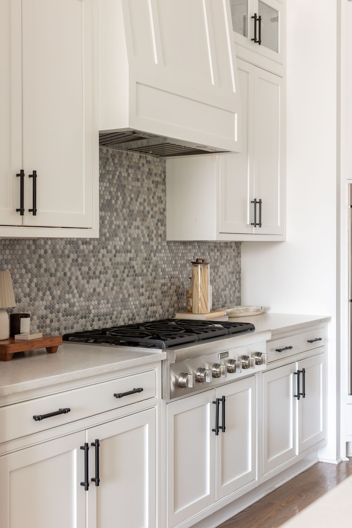 2186 Hartland Road Franklin, TN 37069 - Photo 17 of 74 a kitchen with stainless steel appliances granite countertop white cabinets and a stove