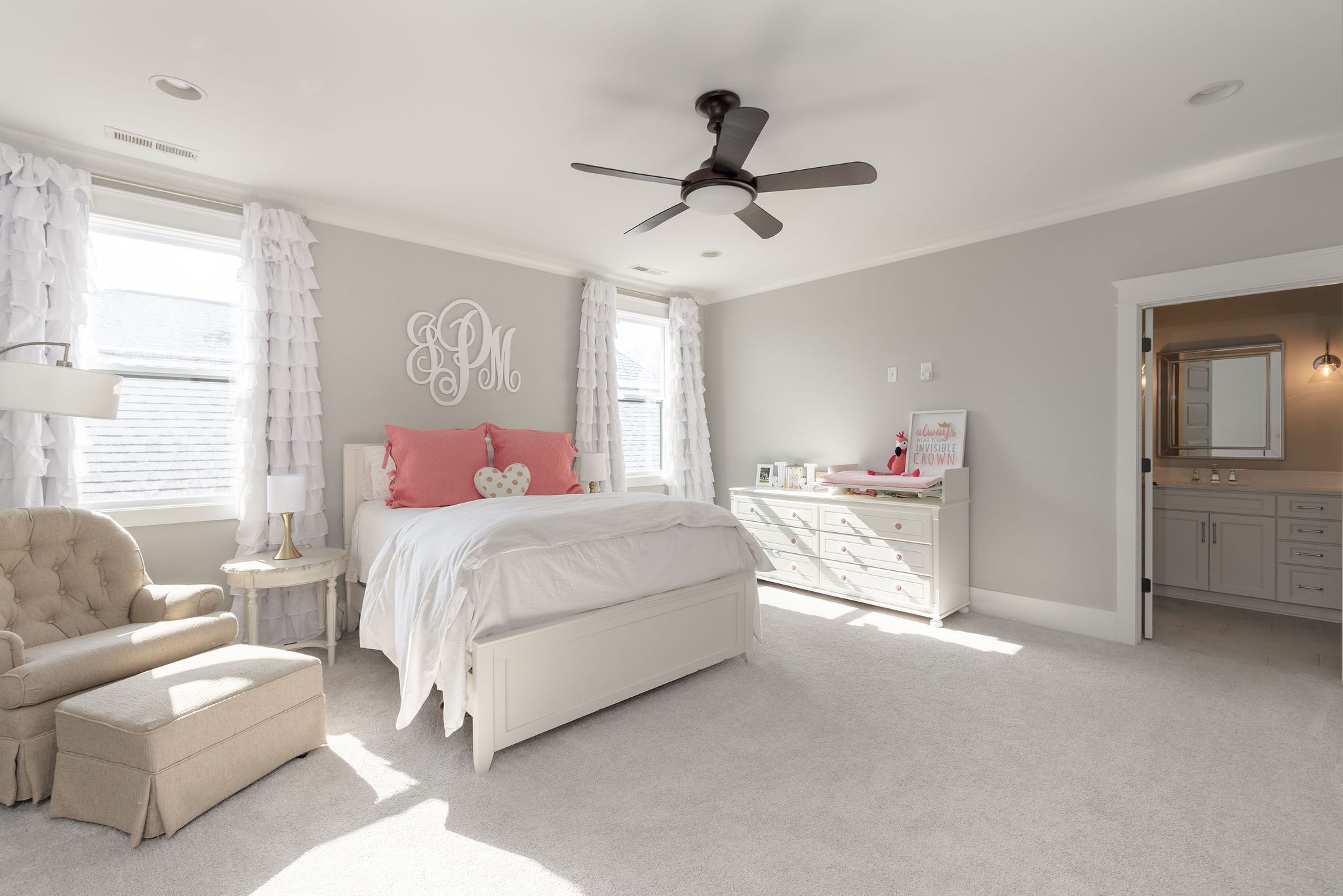 2186 Hartland Road Franklin, TN 37069 - Photo 58 of 74 a bedroom with a bed couch and window