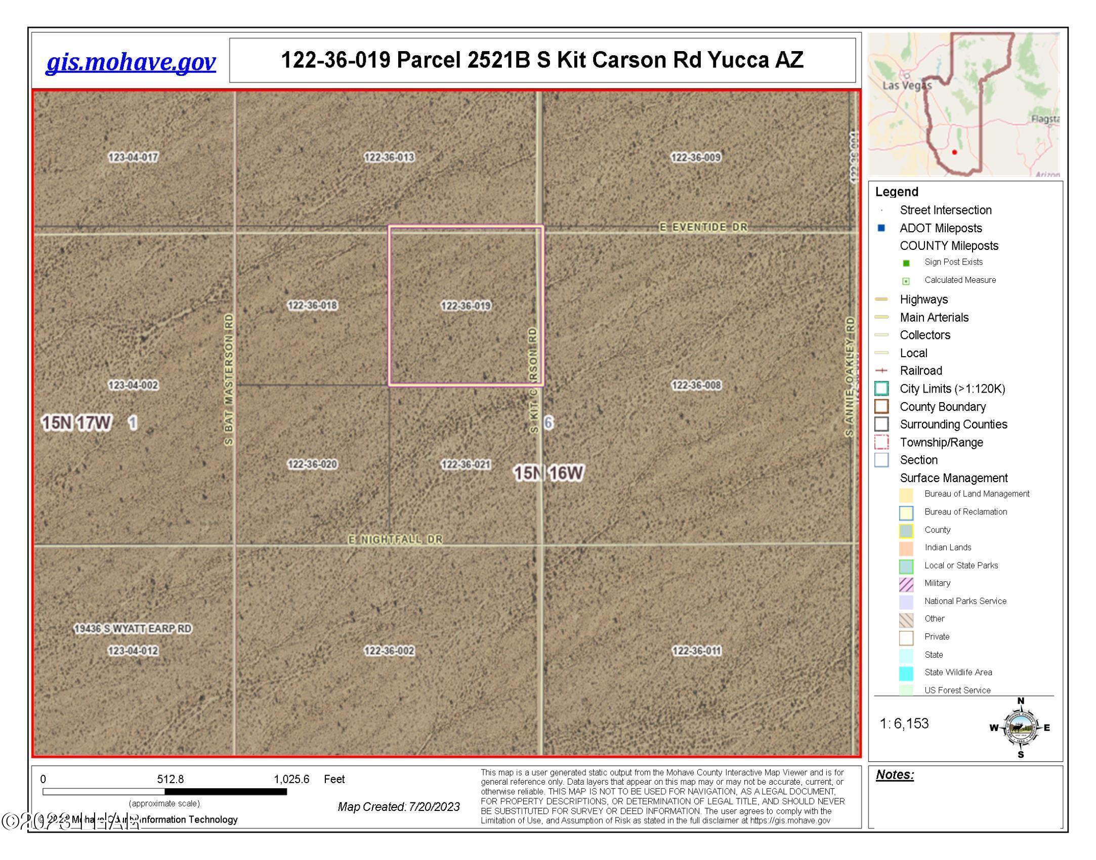 2521 South Kit Carson Road Yucca, AZ 86438 - Photo 9 of 27 9.91 Acre in Stagecoach Trails