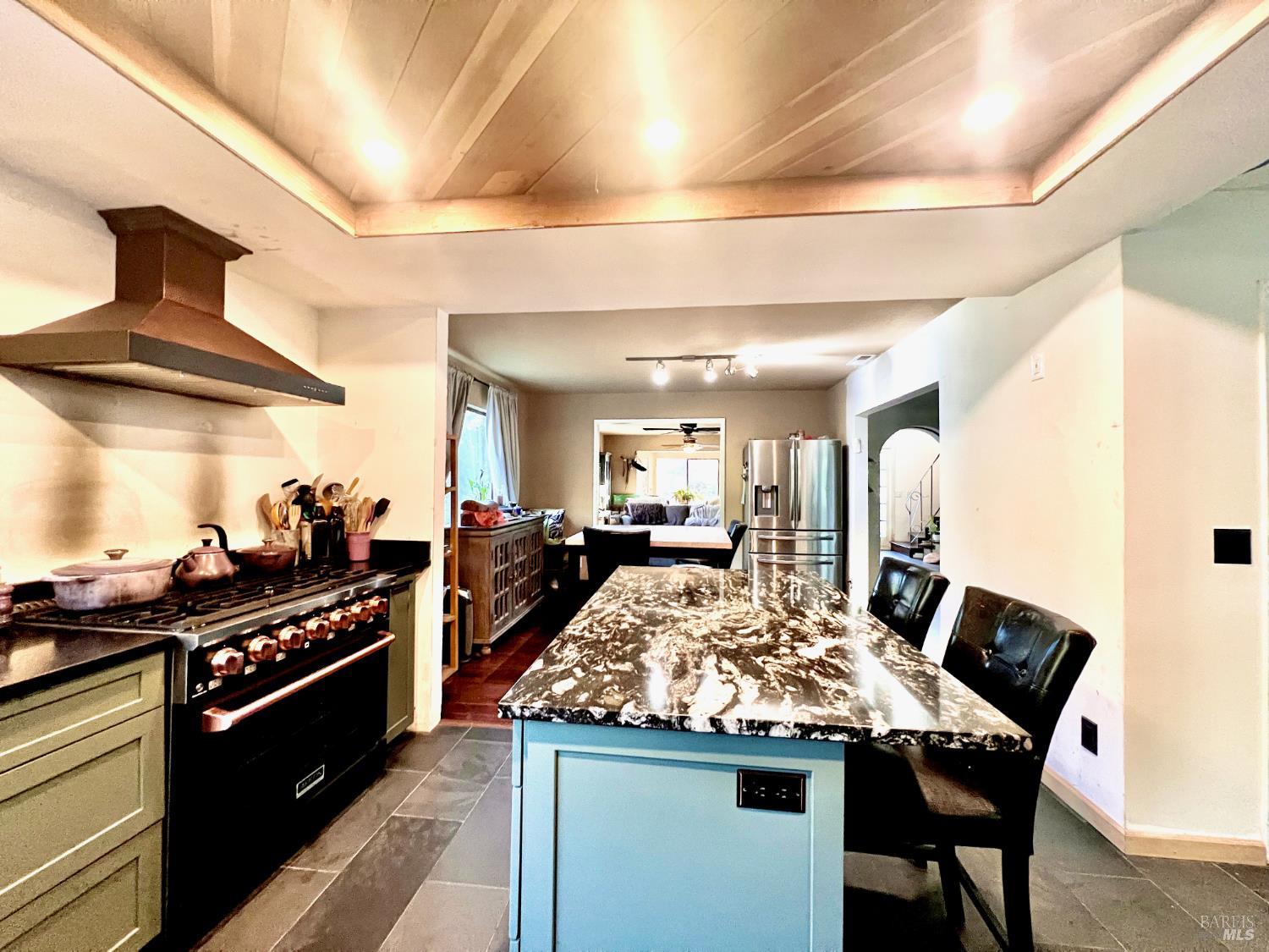 46720 Fox Rock Road Laytonville, CA 95454 - Photo 13 of 24 a kitchen with a table and chairs