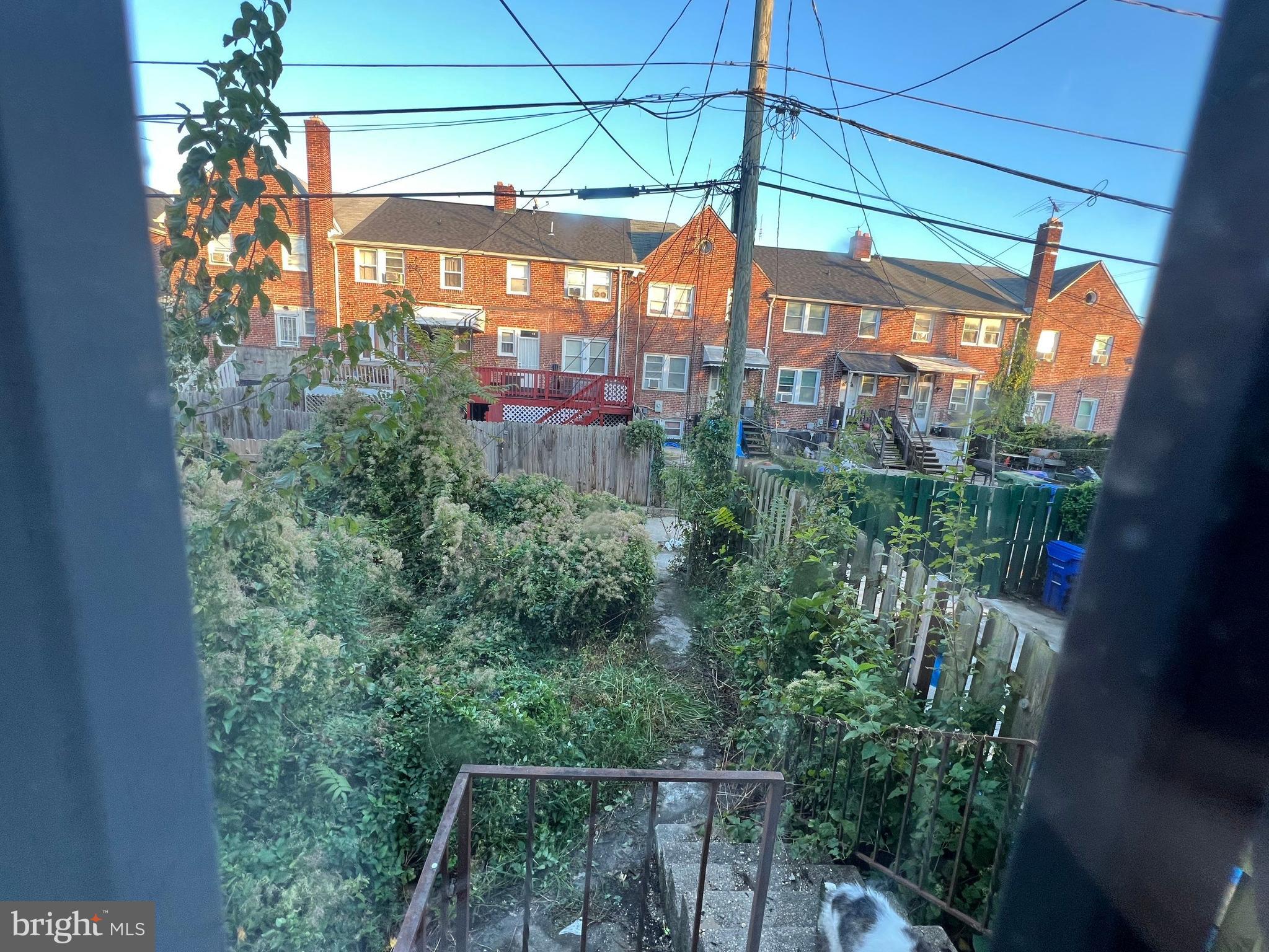 3421 St Ambrose Avenue Baltimore, MD 21215 - Photo 22 of 64 a view of a balcony with an outdoor space
