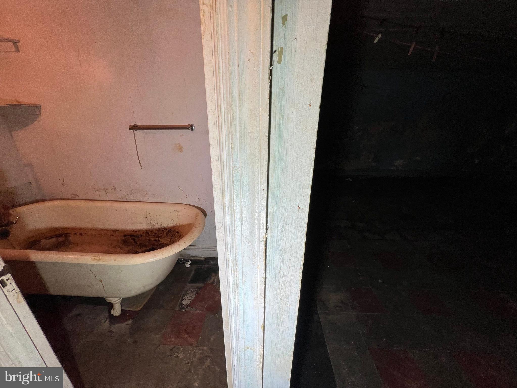 3421 St Ambrose Avenue Baltimore, MD 21215 - Photo 44 of 64 a bathroom with a sink and a toilet