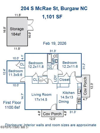$262,000 | 204 South McRae Street, Burgaw, NC 28425