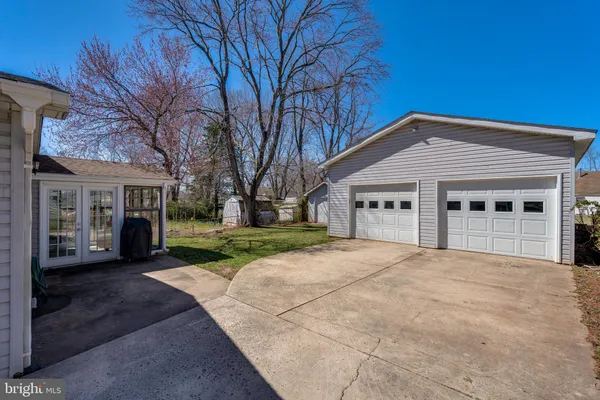 a view of house and garden