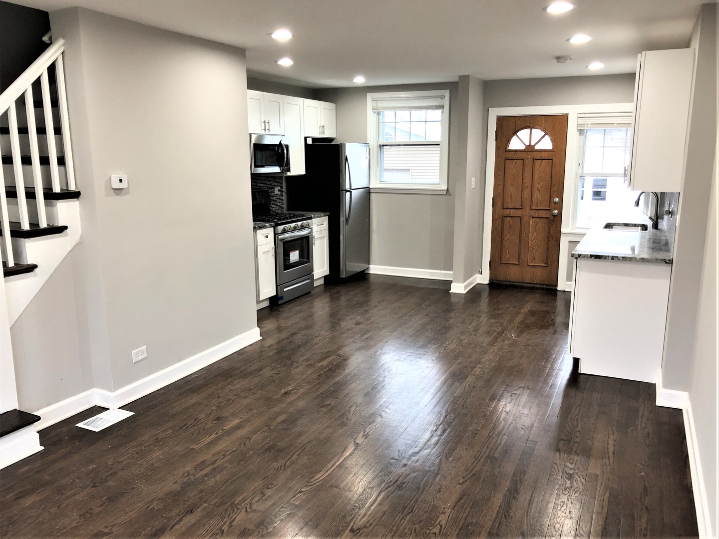 6360 Long Avenue Chicago, IL 60638 - Photo 4 of 29 a view of a kitchen with a sink and a refrigerator