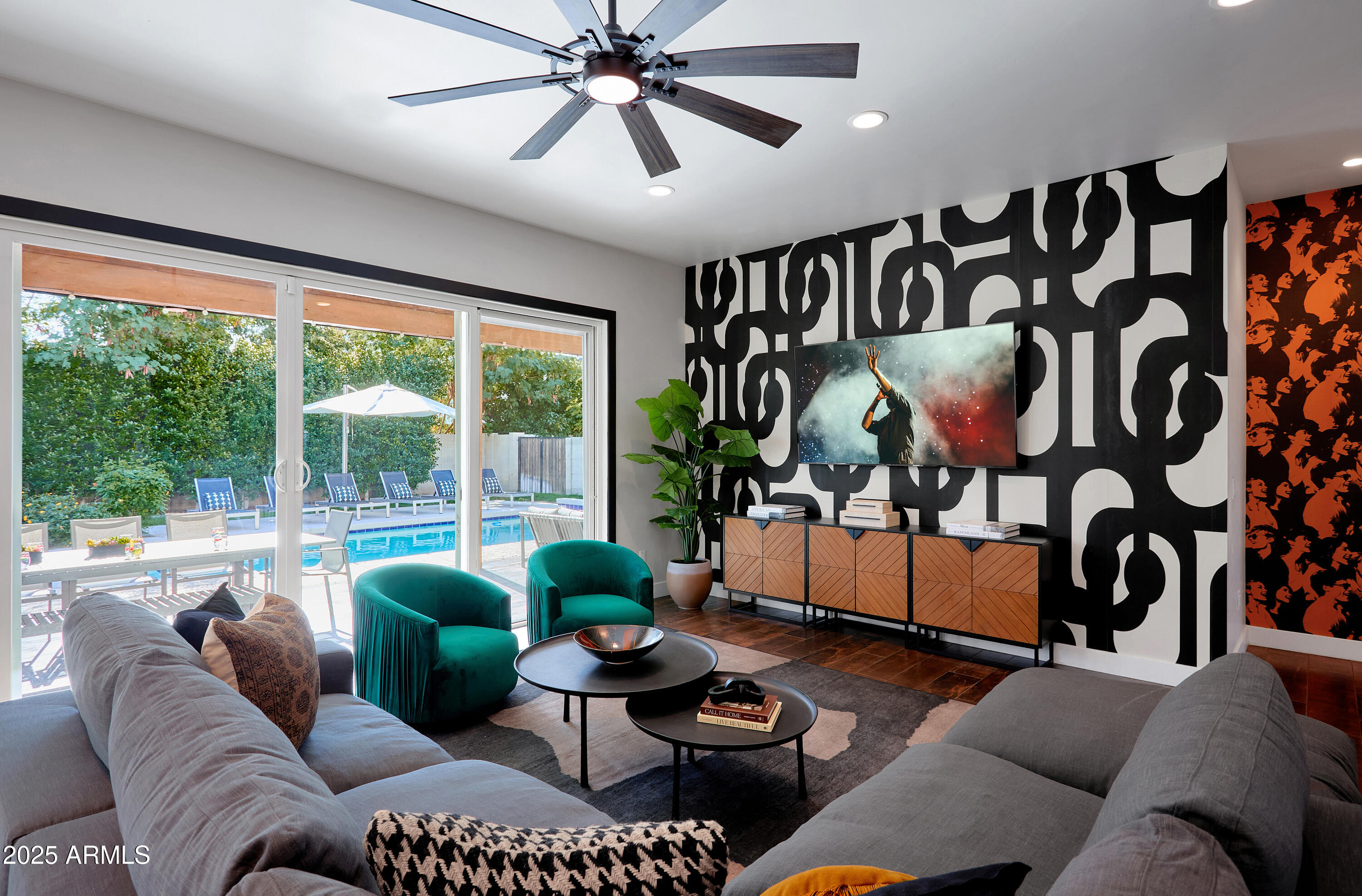 3229 East Campbell Avenue Phoenix, AZ 85018 - Photo 3 of 44 a living room with furniture and a large window