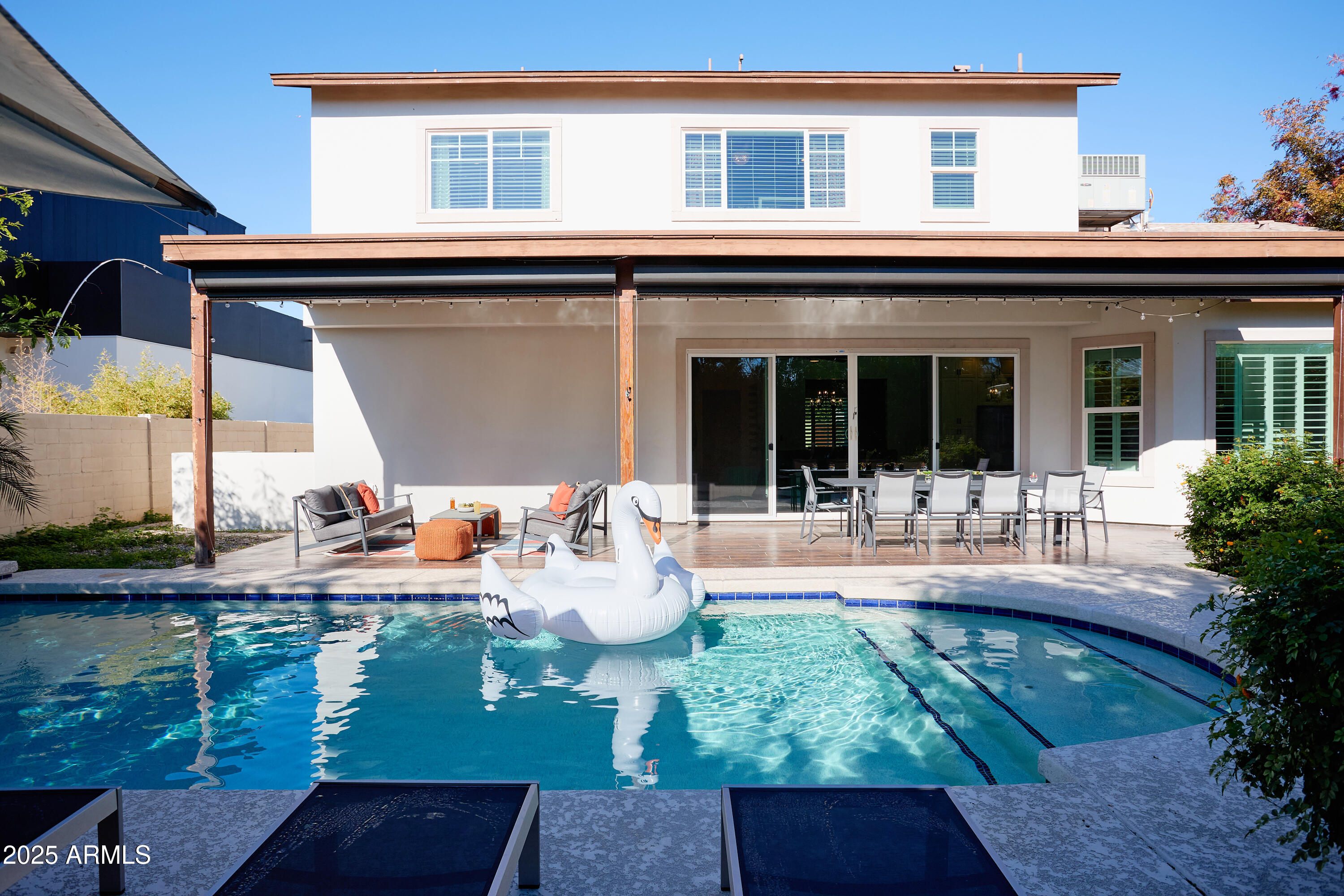 3229 East Campbell Avenue Phoenix, AZ 85018 - Photo 43 of 44 a front view of house with yard outdoor seating and barbeque oven