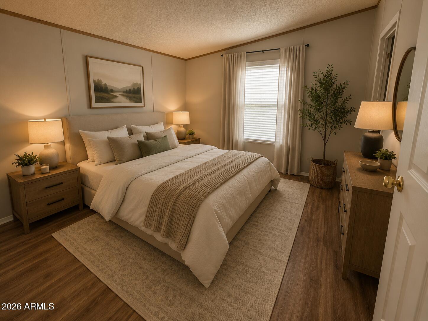 834 South Meridian Road, Unit 105 Apache Junction, AZ 85120 - Photo 11 of 48 a bedroom with a bed and a window
