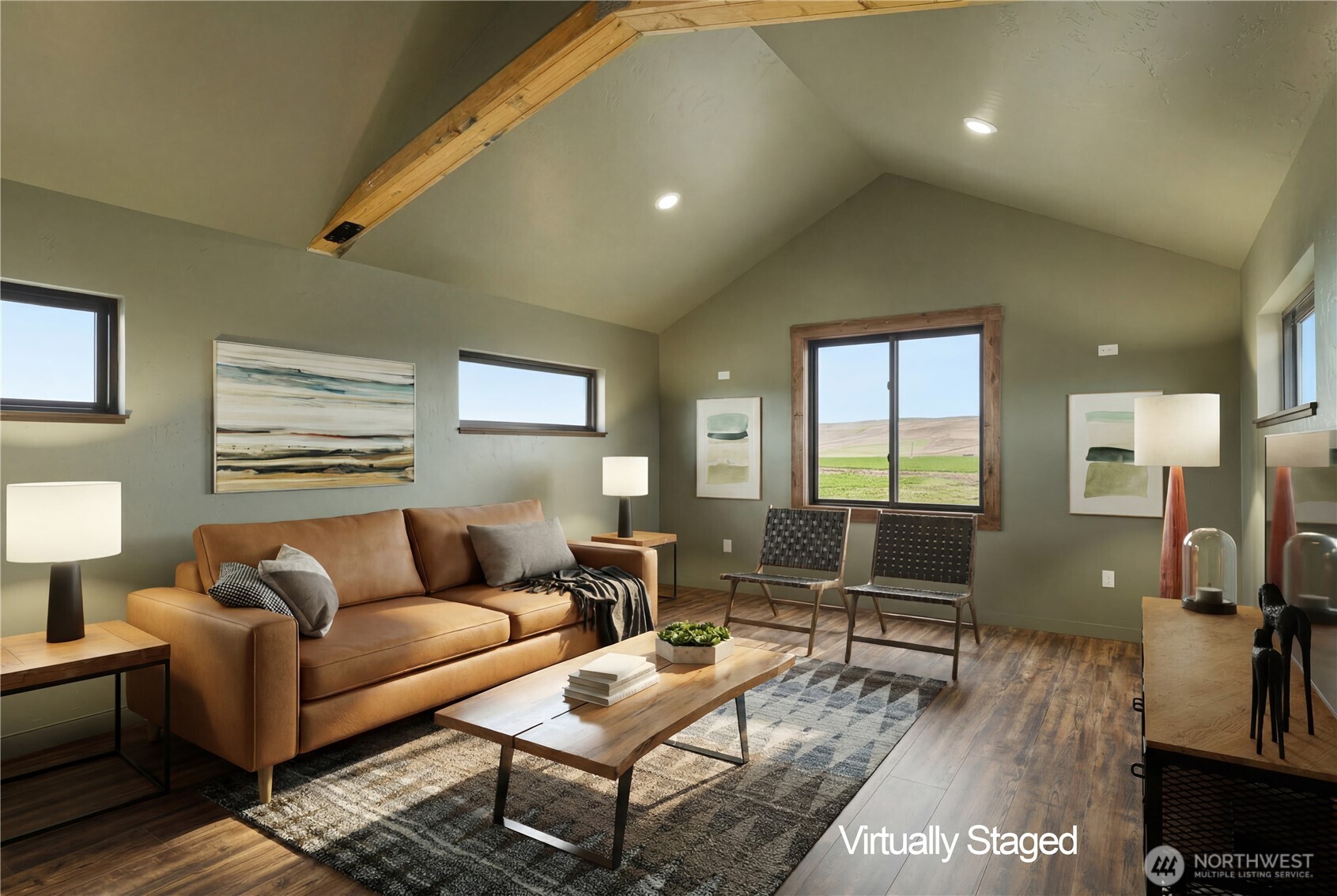 2617 Byrnes Road Touchet, WA 99360 - Photo 31 of 40 a living room with furniture and wooden floor