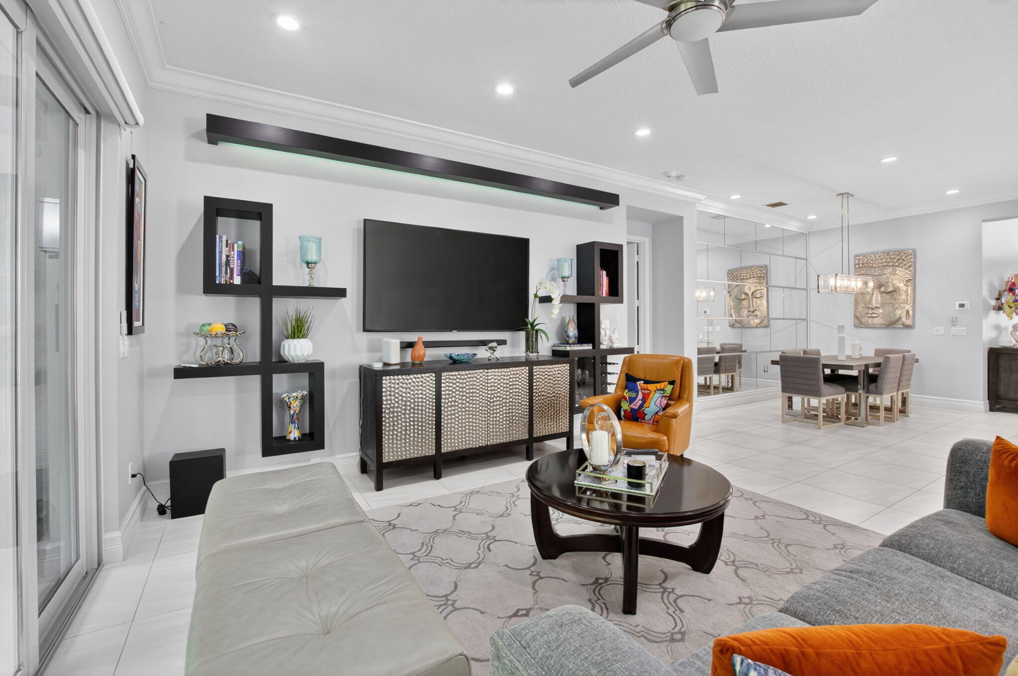 8263 Arabian Range Road Boynton Beach, FL 33473 - Photo 23 of 52 a living room with furniture and a flat screen tv