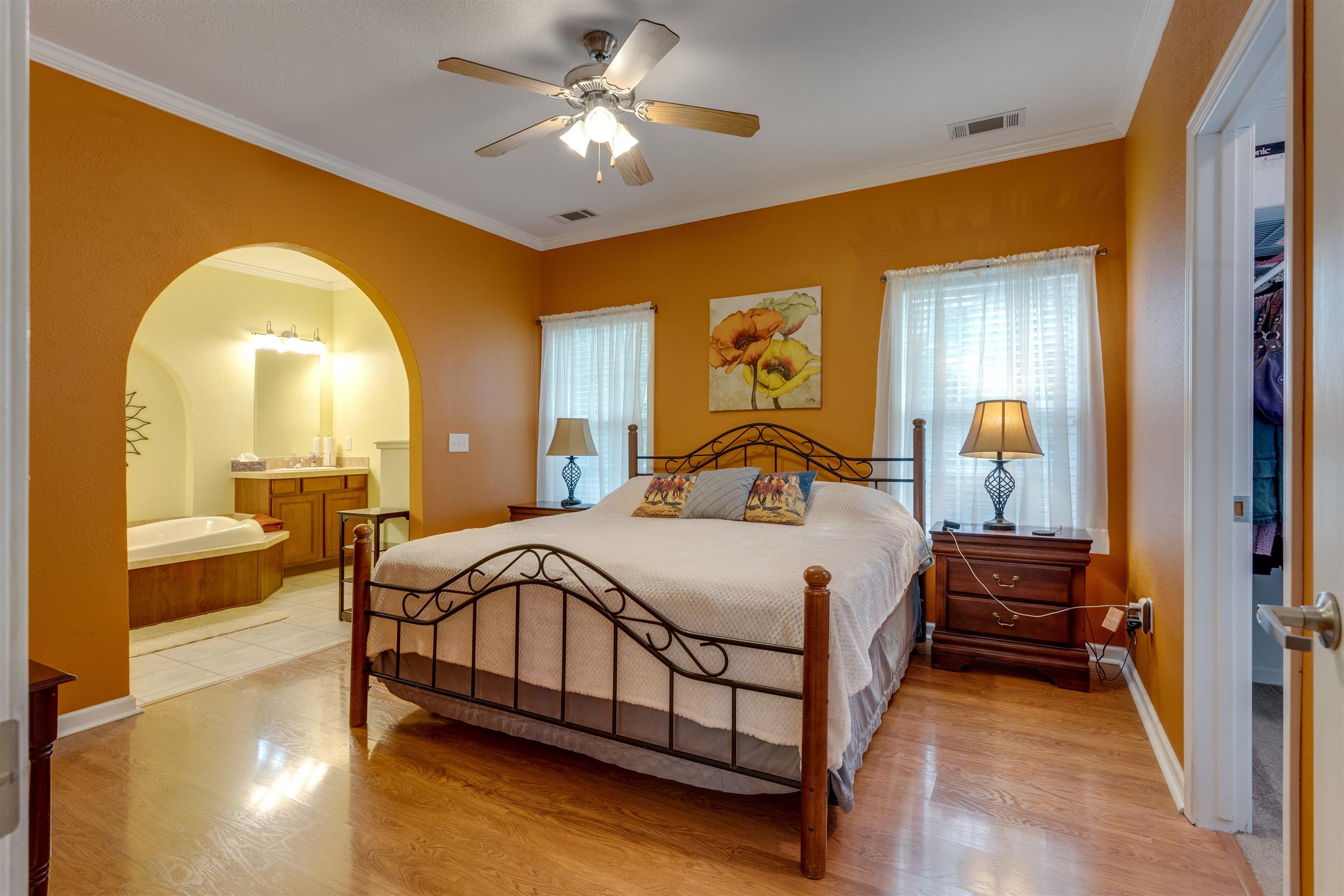 3675 Ball Hollow Road Pulaski, TN 38478 - Photo 12 of 28 Large Master Bedroom - (This is a CA King bed)
