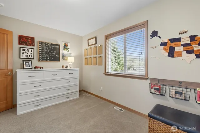 a room with furniture and window