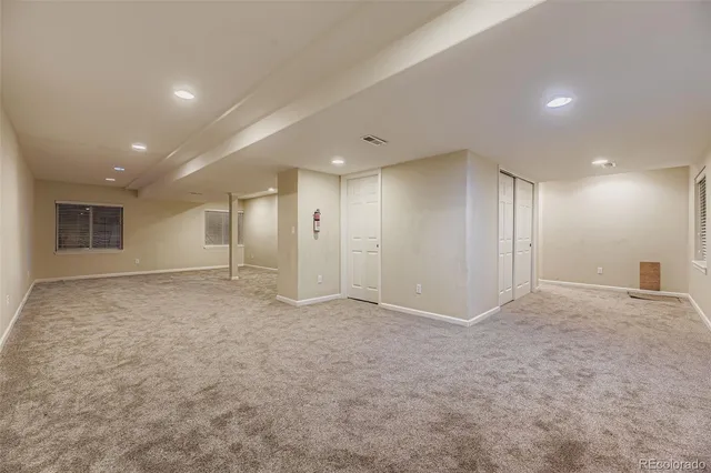 a view of an empty room