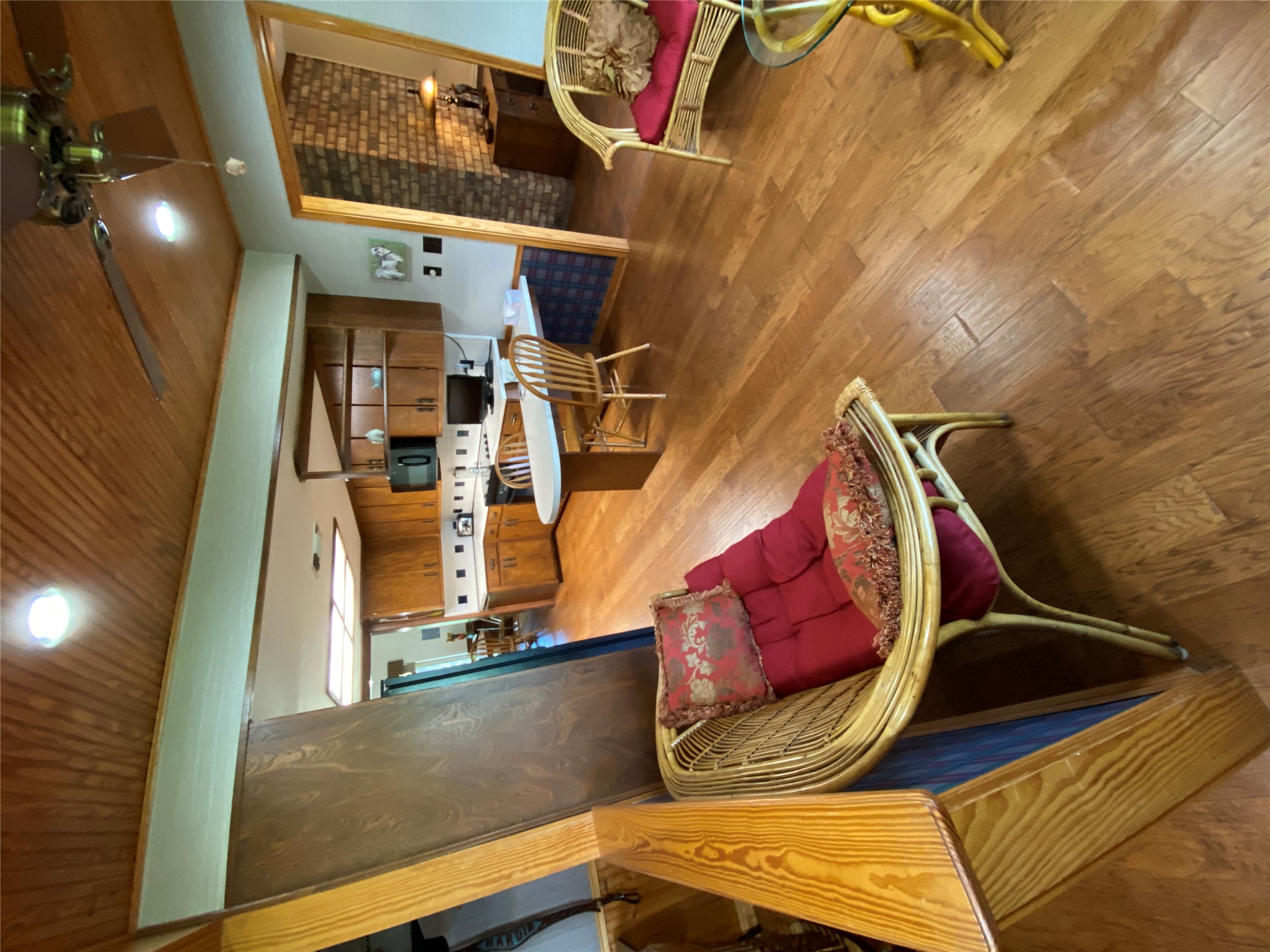 140 Oak Ridge Road Georgetown, TX 78628 - Photo 24 of 39 Living area featuring light wood-type flooring, wooden ceiling, ceiling fan, and recessed lighting
