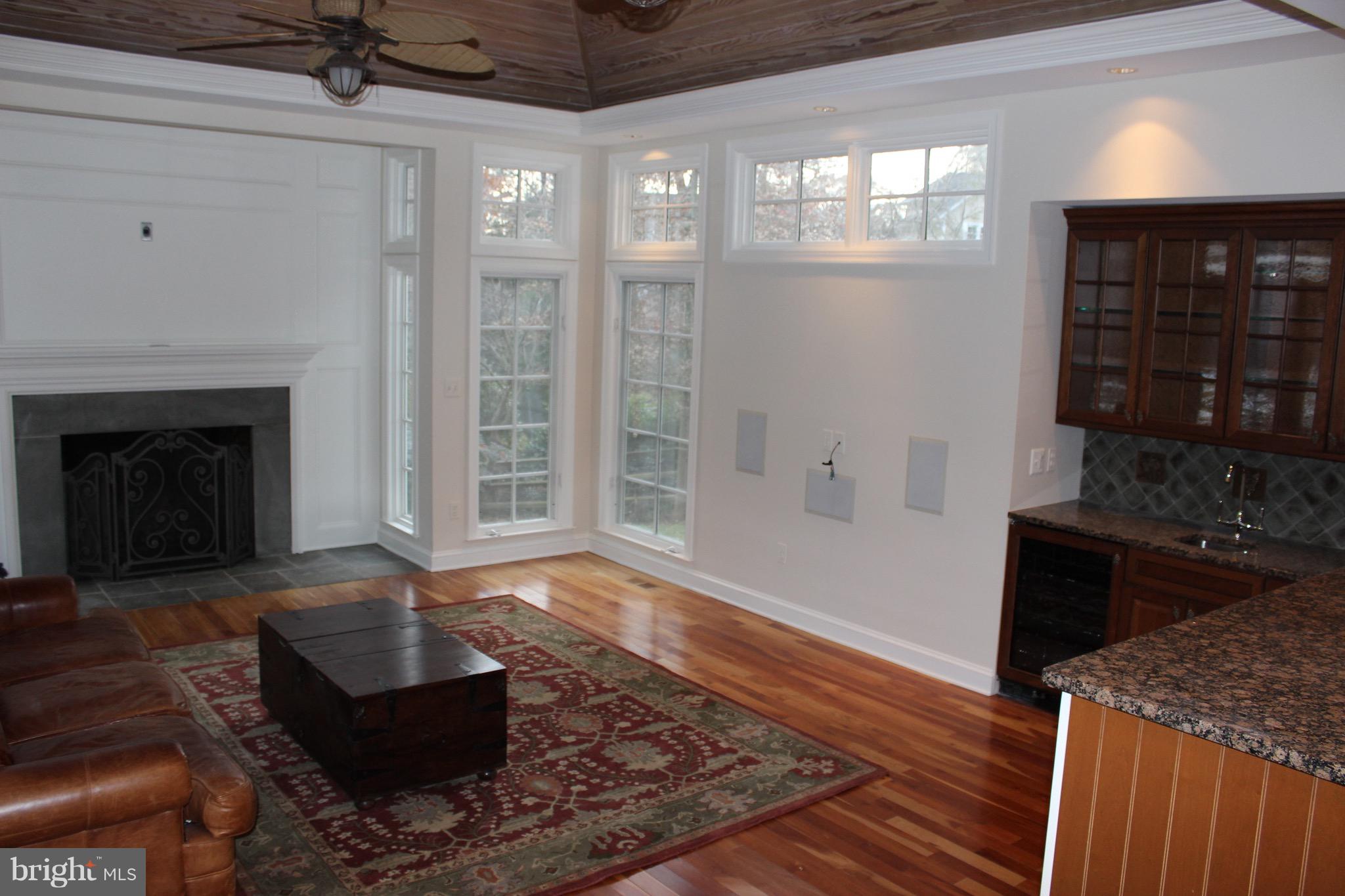 4 Sherwood Road Annapolis, MD 21401 - Photo 26 of 46 wood burning fireplace in family room