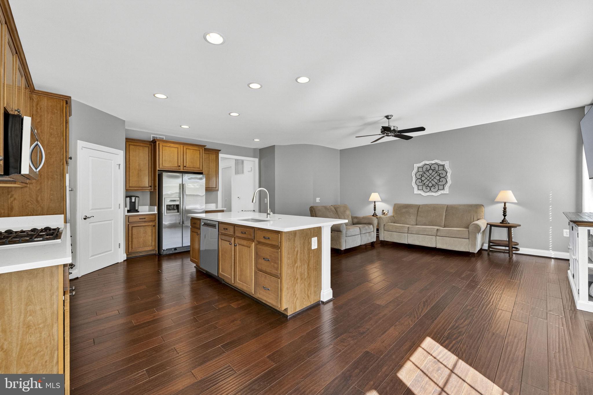 109 Tutelo Lane White Post, VA 22663 - Photo 16 of 54 a view of kitchen with sink and wooden floor
