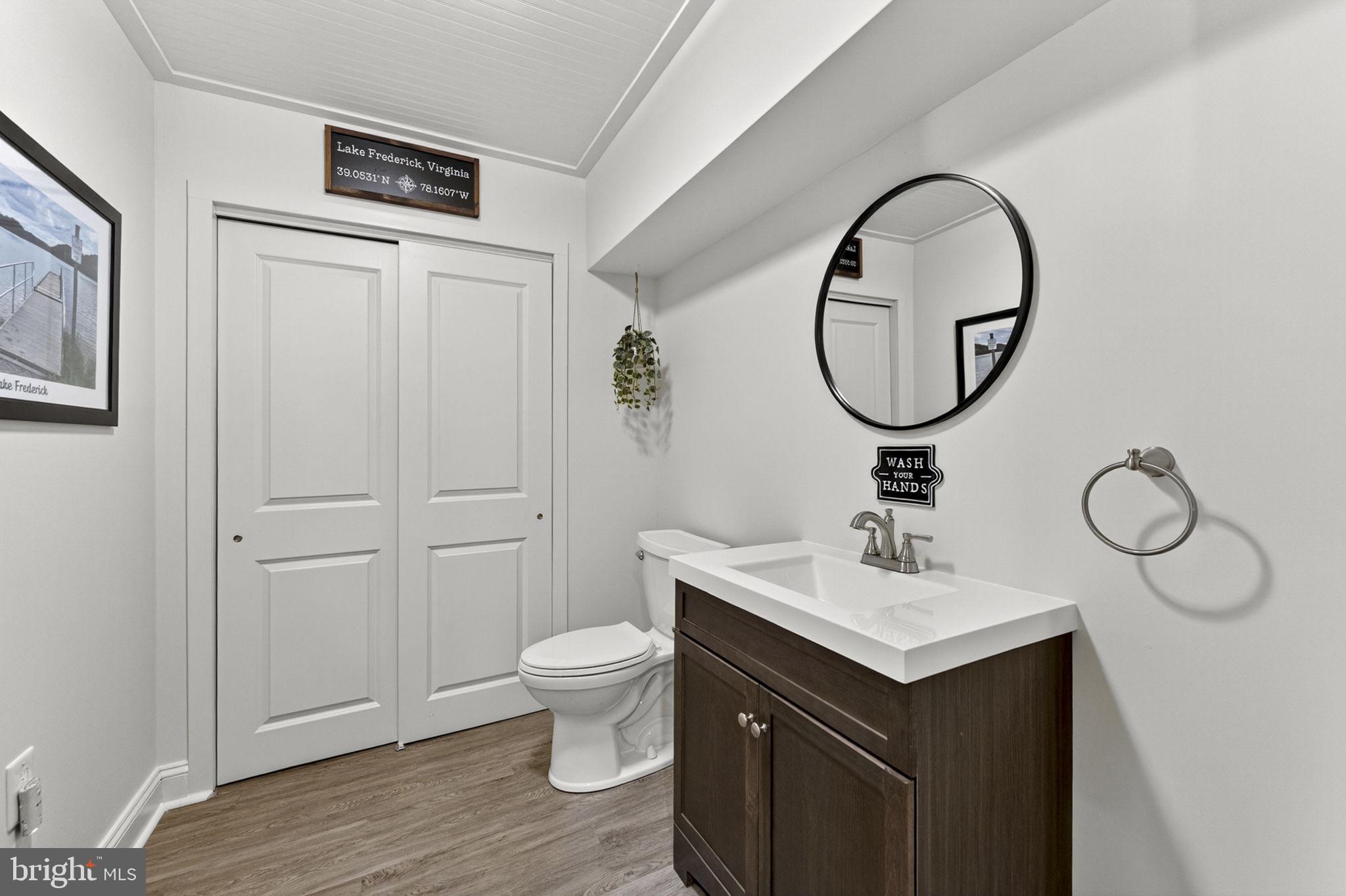 109 Tutelo Lane White Post, VA 22663 - Photo 45 of 54 a bathroom with a sink and a mirror