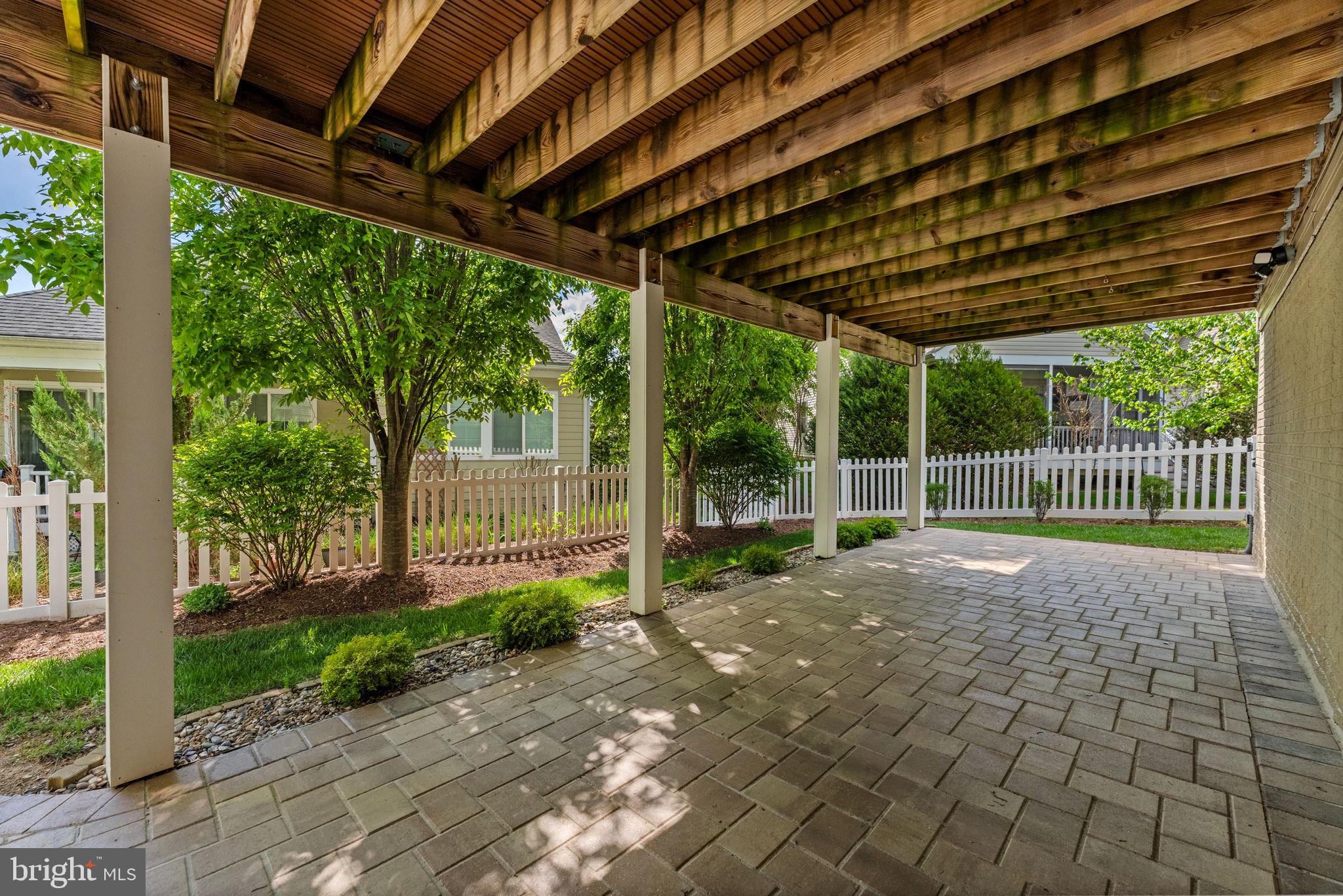 109 Tutelo Lane White Post, VA 22663 - Photo 52 of 54 a view of a backyard with wooden fence and plants