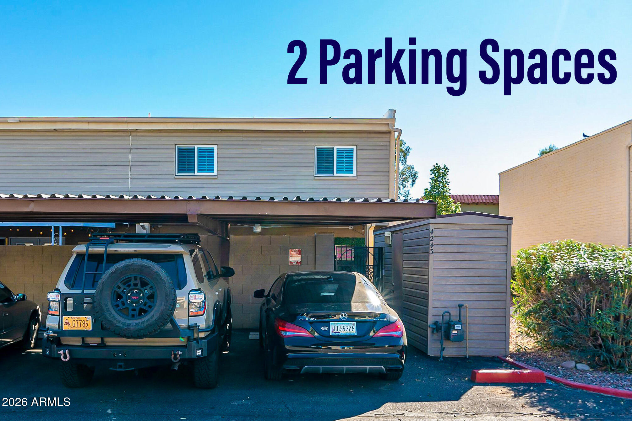 4243 North Miller Road Scottsdale, AZ 85251 - Photo 22 of 24 a car parked in front of a building