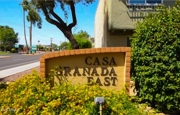a front view of a building
