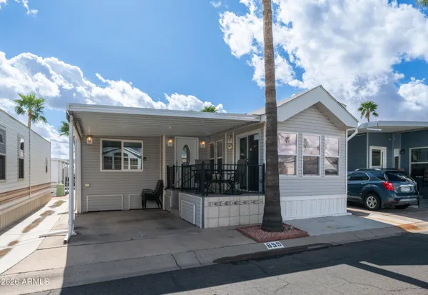 a view of a house with a garage