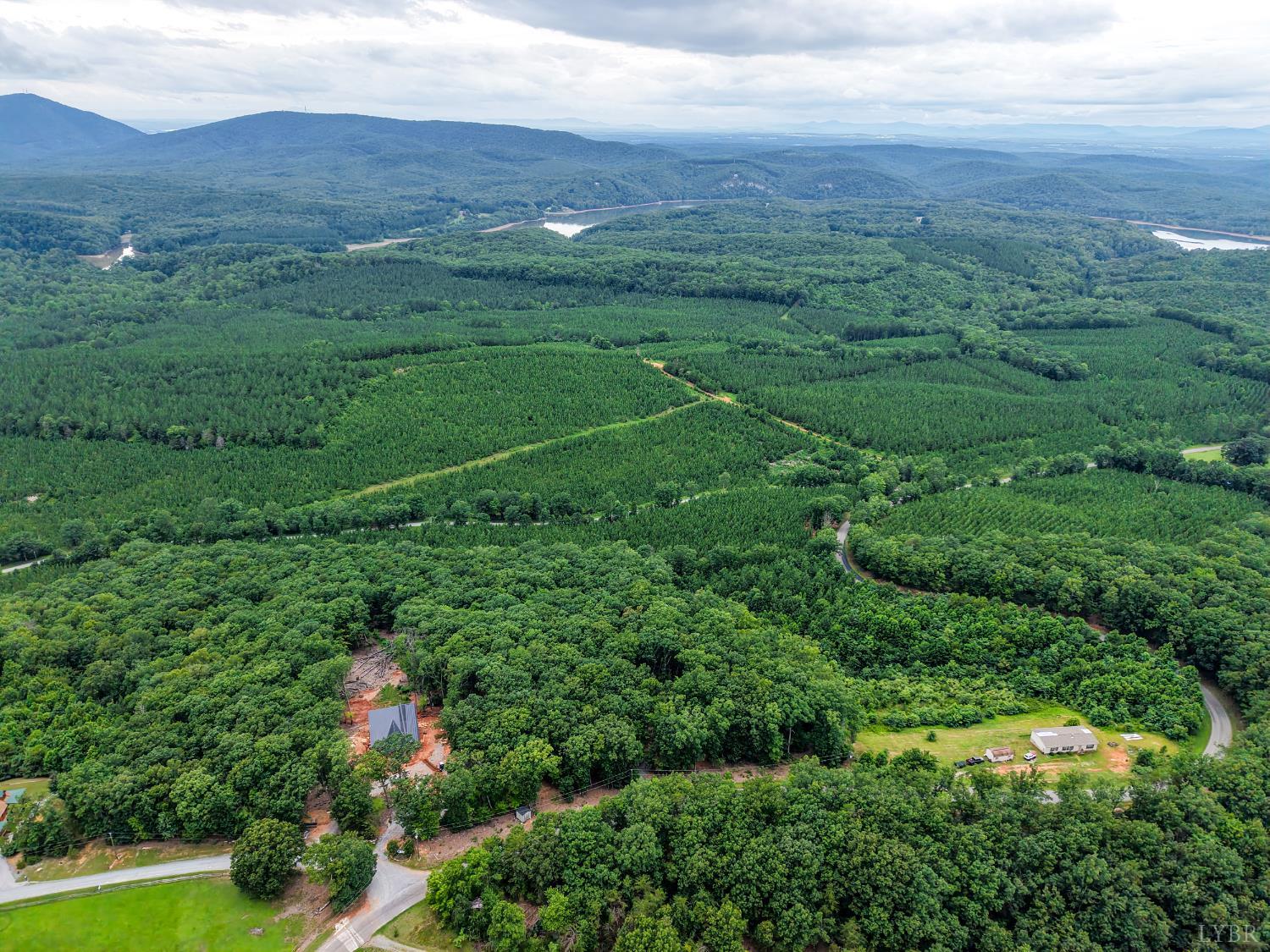 34 Brights Road Pittsville, VA 24139 - Photo 14 of 18 a view of a lush green hillside and a houses