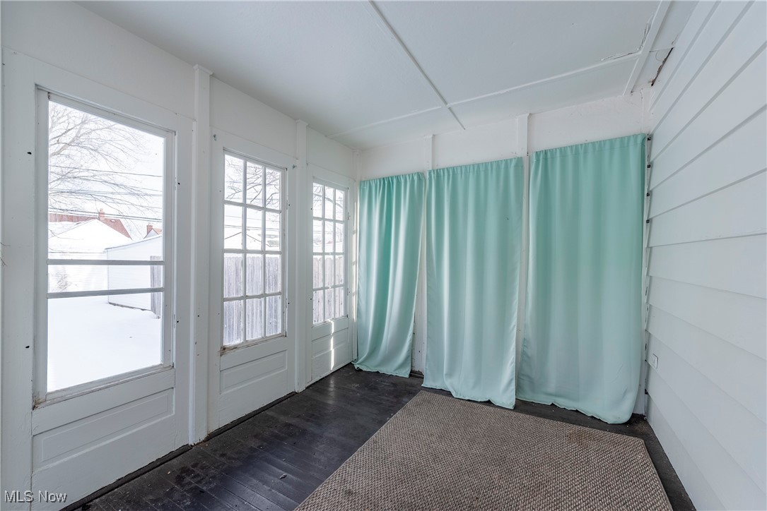 4041 Wilmington Road Cleveland, OH 44121 - Photo 26 of 38 Unfurnished sunroom with french doors
