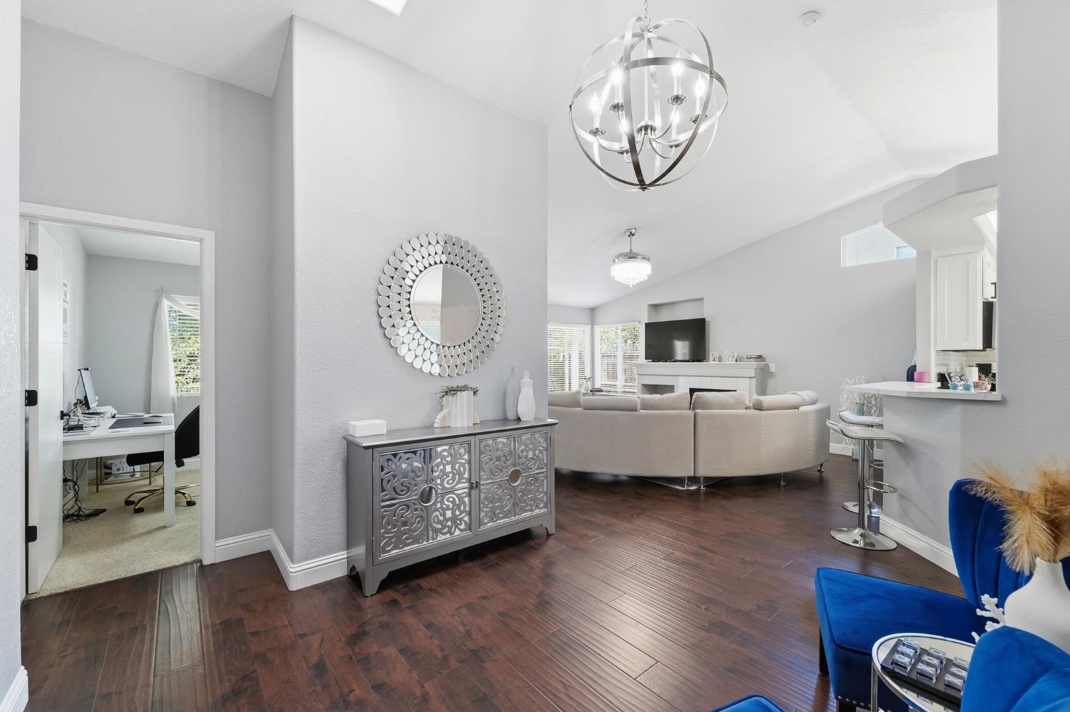 3409 Friar Tuck Way Modesto, CA 95355 - Photo 30 of 46 a living room with furniture a window and wooden floor