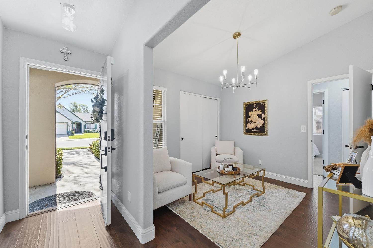 3409 Friar Tuck Way Modesto, CA 95355 - Photo 9 of 46 a living room with furniture and a table