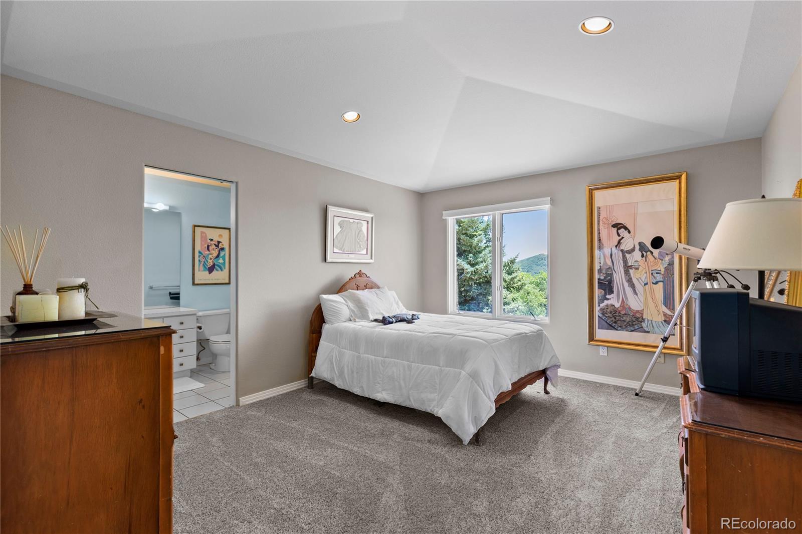 69 North Ranch Road Littleton, CO 80127 - Photo 29 of 50 a bed room with a bed and a tv