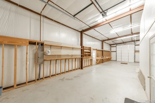 a view of water heater room