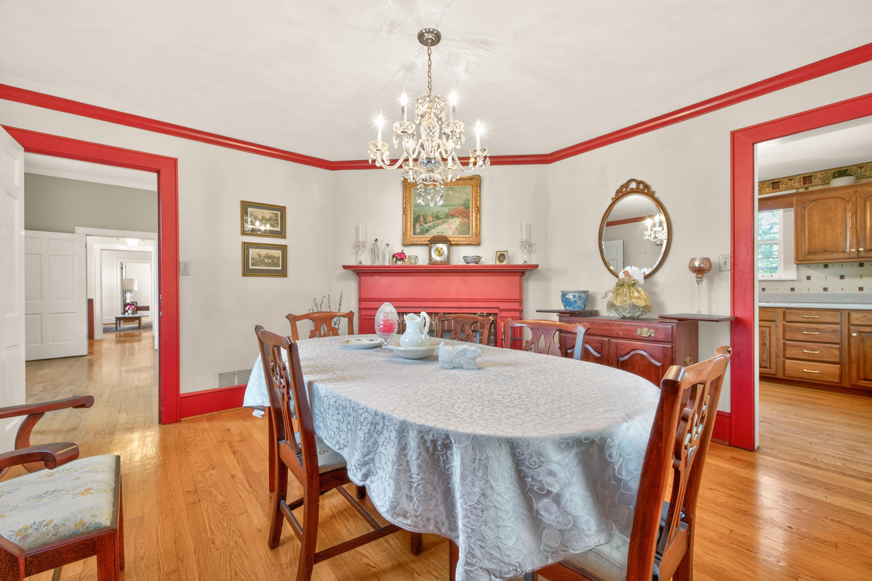 4322 Rosecrest Road Roanoke, VA 24018 - Photo 19 of 36 a view of a dining room with furniture