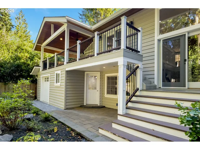 a view of house with outdoor space and sitting space