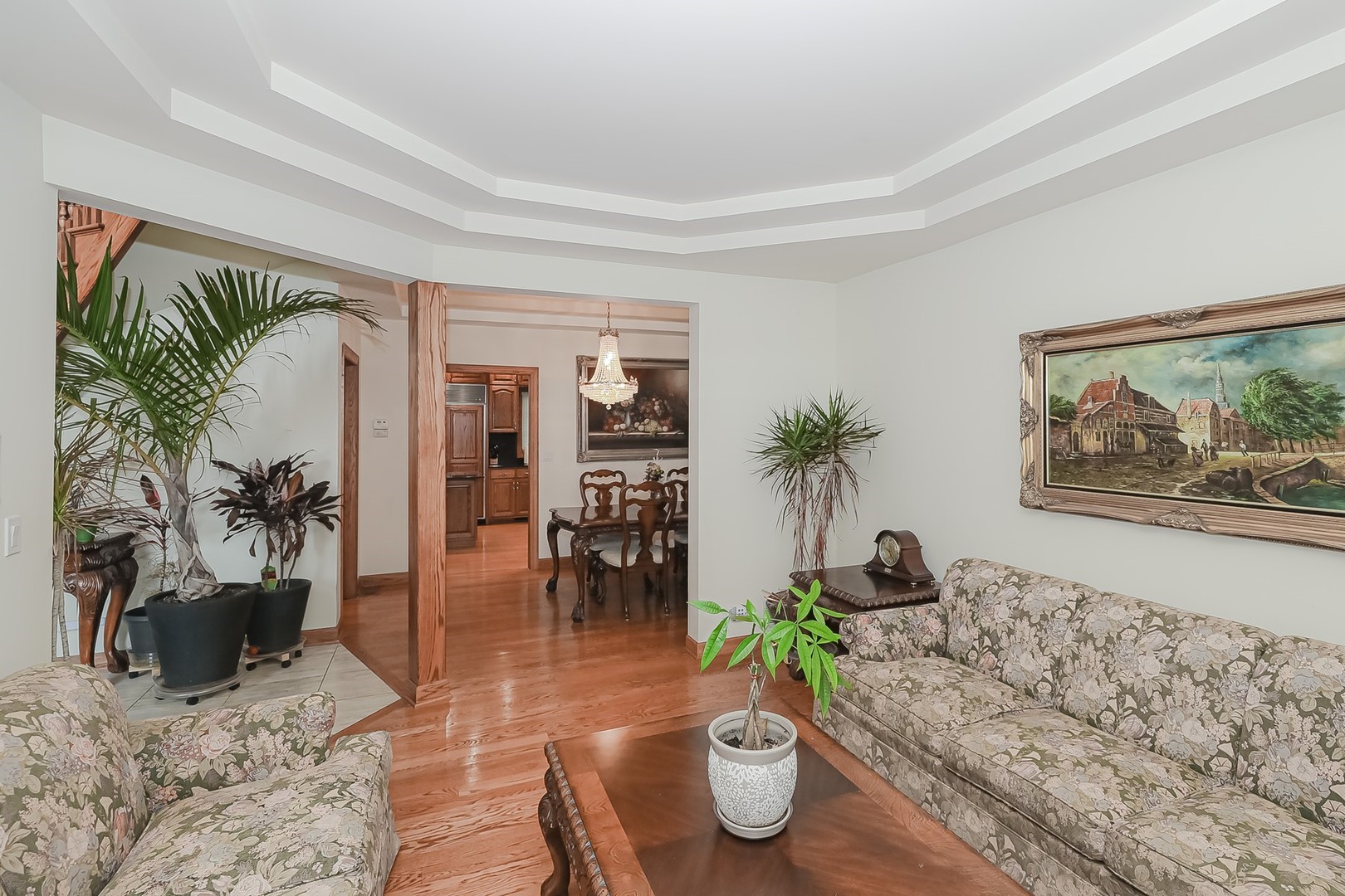 307 79th Street Burr Ridge, IL 60527 - Photo 7 of 41 a living room with furniture and wooden floor