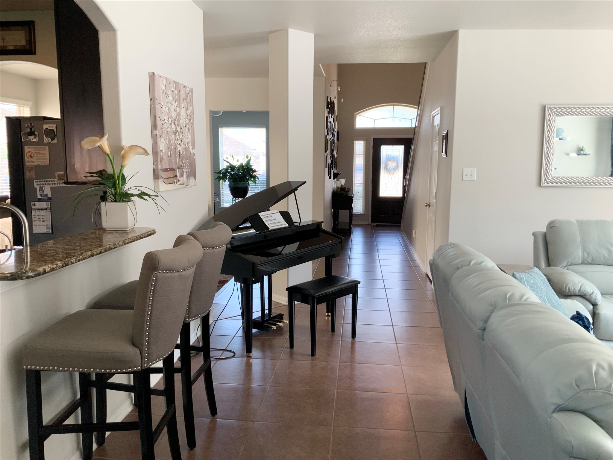 5446 Peppermint Lane Baytown, TX 77521 - Photo 3 of 49 Absolutely gorgeous long entry way into the Family Room