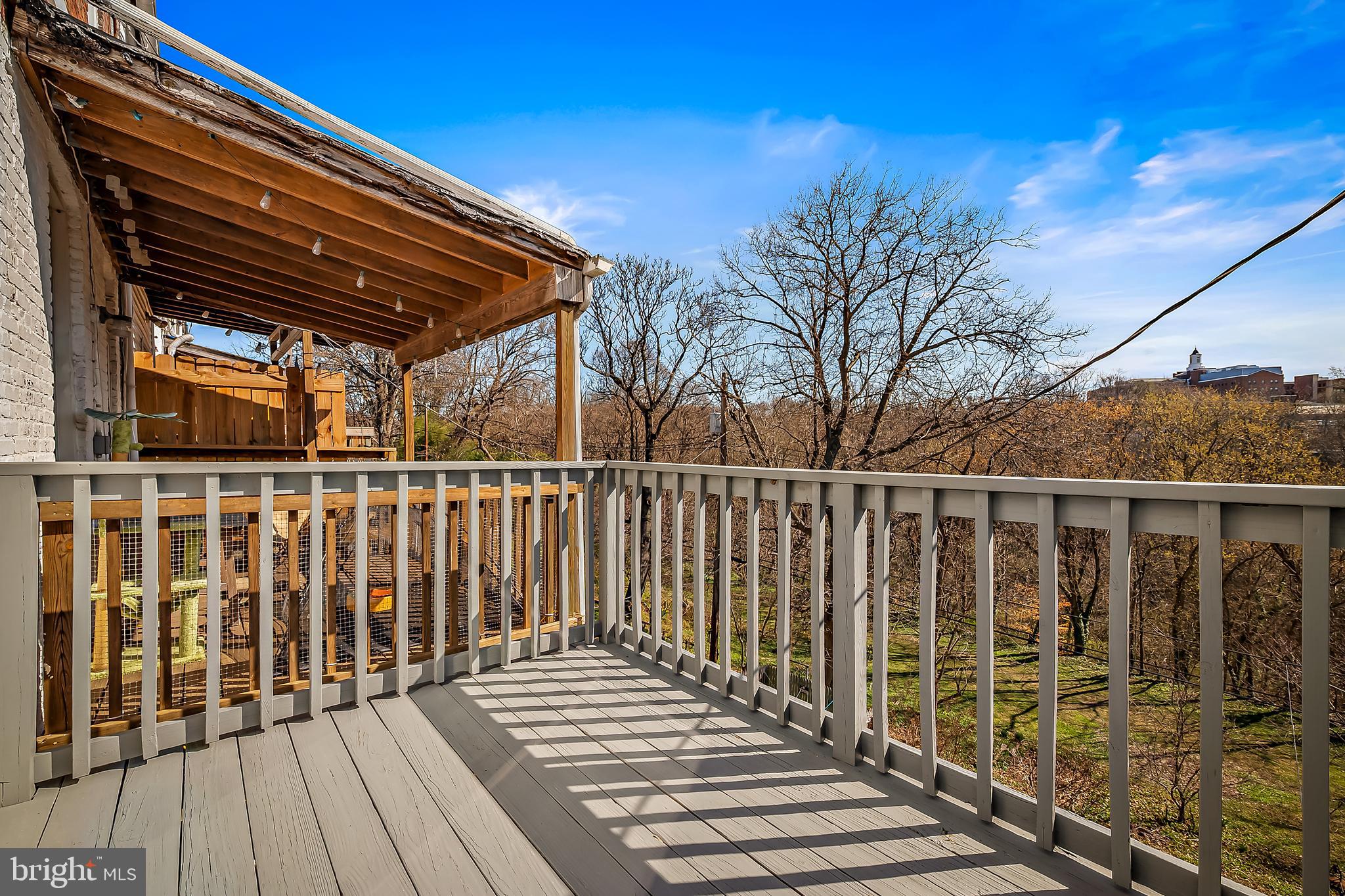 3137 Keswick Road Baltimore, MD 21211 - Photo 11 of 31 a view of wooden balcony