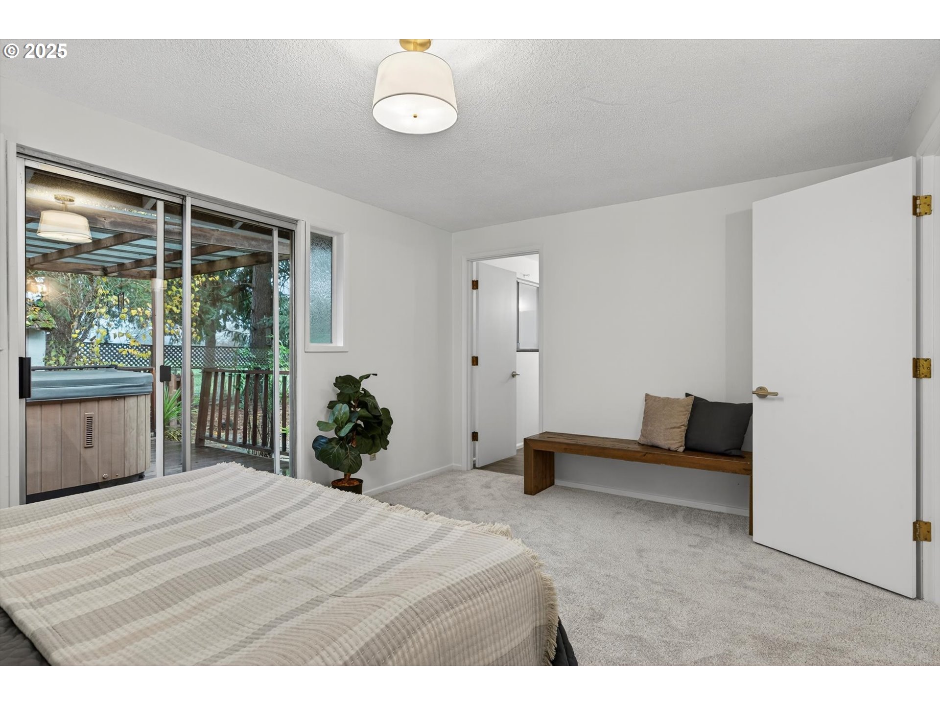 1204 North Elliott Road Newberg, OR 97132 - Photo 18 of 32 a bedroom with a bed and large window