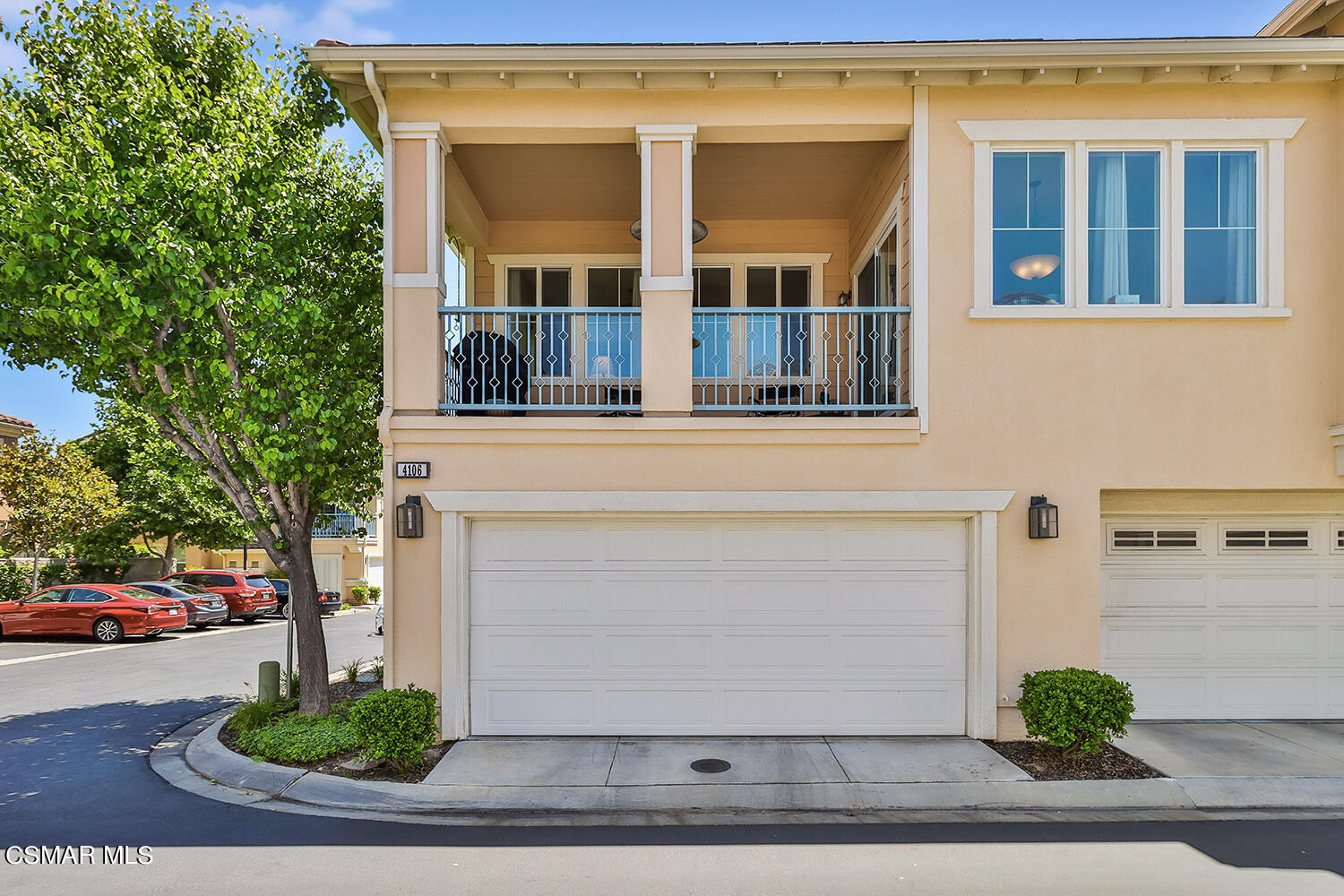 4106 Laredo Lane, Unit A Simi Valley, CA 93063 - Photo 37 of 42 a front view of a house with a yard