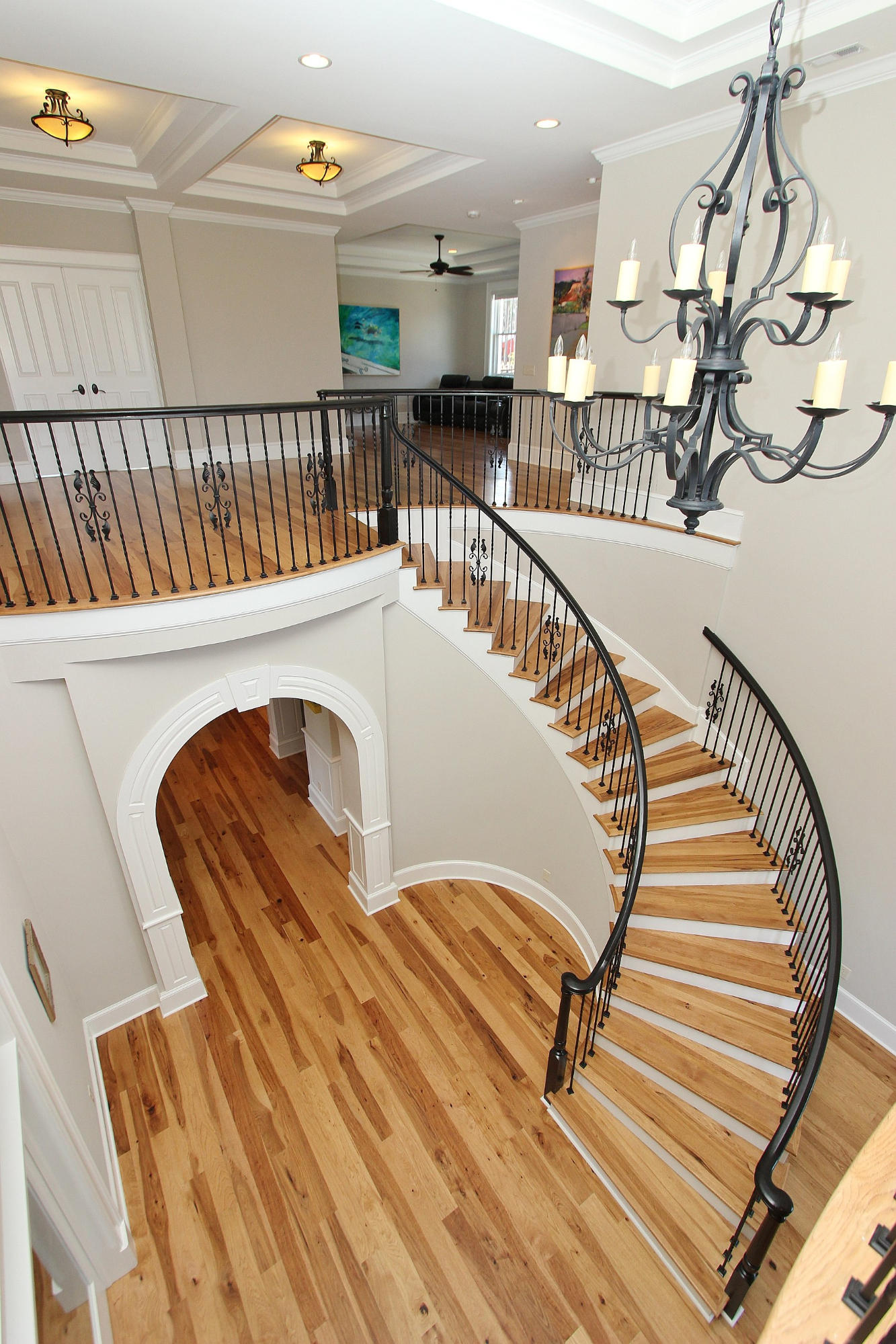 220 Ashmeade Road Moneta, VA 24121 - Photo 9 of 52 Staircase to Upper Level